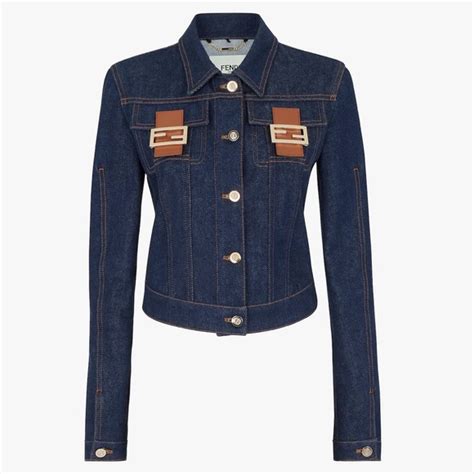 fendi jeans jacket|designer Fendi denim jacket.